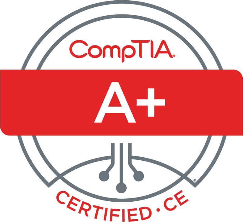 Comptia A+ Certifed logo